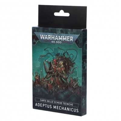 CARTE DELLE SCHEDE TECNICHE datasheet cards ADEPTUS MECHANICUS warhammer 40k IN ITALIANO età 12+ Games Workshop - 1