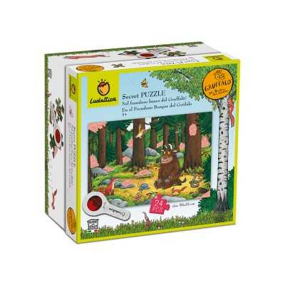 NEL FRONDOSO BOSCO DEL GRUFFALO segreti da scoprire SECRET PUZZLE con lente spia LUDATTICA età 3+ LUDATTICA - 1