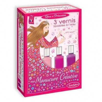 MINI MANICURE CREATIVA set di 3 smalti LAVABILI all'acqua SENTOSPHERE età 7+ SentoSphere - 1