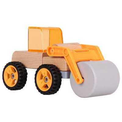 RULLO roller VAROOM giocattolo IN LEGNO cantiere MINI ECO VEHICLES età 3+ - 1