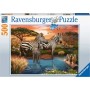 PUZZLE 500 ZEBRE ravensburger 500 PEZZI cm 49 x 36 ORIGINALE Ravensburger - 1