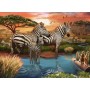 PUZZLE 500 ZEBRE ravensburger 500 PEZZI cm 49 x 36 ORIGINALE Ravensburger - 2