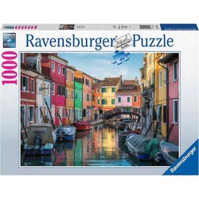 PUZZLE 1000 BURANO ravensburger 1000 PEZZI cm 70 x 50 Ravensburger - 1