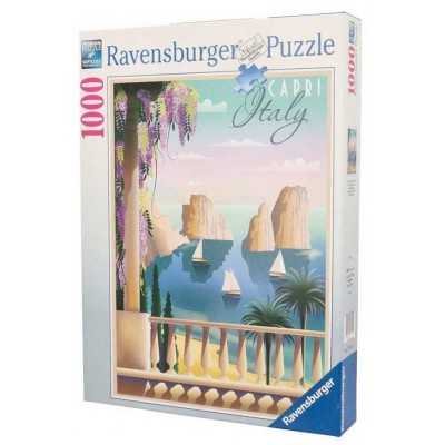 PUZZLE 1000 CARTOLINA DA CAPRI ravensburger 1000 PEZZI cm 70 x 50 Ravensburger - 1