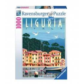 PUZZLE 1000 CARTOLINA DALLA LIGURIA ravensburger 1000 PEZZI cm 70 x 50 Ravensburger - 1