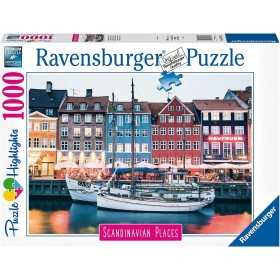 PUZZLE 1000 COPENAGHEN ravensburger 1000 PEZZI cm 70 x 50 Ravensburger - 1