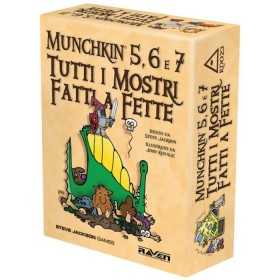 MUNCHKIN 5 6 E 7 TUTTI I MOSTRI FATTI A FETTE espansione IN ITALIANO raven GIOCO DA TAVOLO età 10+ Raven Distribution - 1