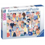 PUZZLE 1000 GENTE DA PUZZLE ravensburger 1000 PEZZI cm 70 x 50 Ravensburger - 1