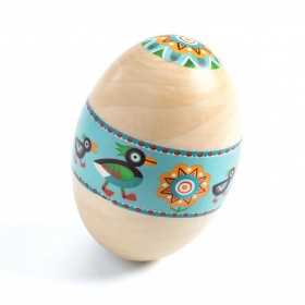 MARACAS in legno A FORMA DI UOVO gioco ANIMAMBO djeco DJ06033 età 18 mesi + Djeco - 1