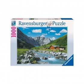 PUZZLE 1000 MONTI KARWENDEL AUSTRIA ravensburger 1000 PEZZI cm 70 x 50