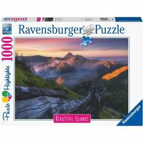PUZZLE 1000 MONTE BROMO ravensburger 1000 PEZZI cm 70 x 50