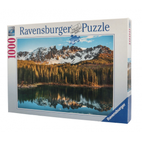 PUZZLE 1000 LAGO DI CAREZZA ravensburger 1000 PEZZI cm 70 x 50