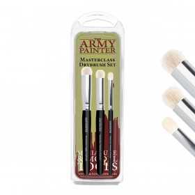 MASTERCLASS DRYBRUSH SET kit di 3 pennelli THE ARMY PAINTER per pennello asciutto THE ARMY PAINTER - 1