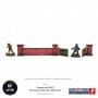 PREPAINTED WW2 NORMANDY LOW WALLS WITH GATE scenario PREDIPINTO in hdf THE ARMY PAINTER THE ARMY PAINTER - 2