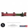 PREPAINTED WW2 NORMANDY LOW WALLS WITH GATE scenario PREDIPINTO in hdf THE ARMY PAINTER THE ARMY PAINTER - 3