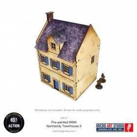 PREPAINTED WW2 NORMANDY TOWNHOUSE 3 scenario PREDIPINTO in hdf THE ARMY PAINTER THE ARMY PAINTER - 1