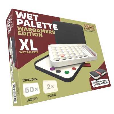 WET PALETTE XL wargamers edition THE ARMY PAINTER tavolozza e fogli bagnati THE ARMY PAINTER - 1