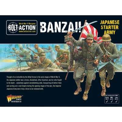 BANZAII JAPANESE STARTER ARMY set di minature per BOLT ACTION in plastica e metallo WARLORD GAMES Warlord Games - 1
