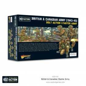 BRITISH & CANADIAN STARTER ARMY set di minature per BOLT ACTION in plastica e metallo WARLORD GAMES Warlord Games - 1