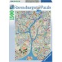 PUZZLE 1500 BLUE TREE OTTANIO ravensburger 1500 PEZZI cm 80 x 60 Ravensburger - 1