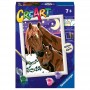CAVALLI A MEZZANOTTE kit artistico CREART ravensburger 10 COLORI con cornice GLOW IN THE DARK età 7+ Ravensburger - 1