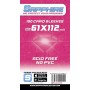 100 BUSTINE PROTETTIVE sapphire FUCSIA card sleeves 61 x 112 mm RED GLOVE trasparenti Red Glove - 1