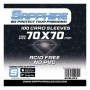 100 BUSTINE PROTETTIVE sapphire BLACK card sleeves 70 x 70 mm RED GLOVE nero TRASPARENTI Red Glove - 1
