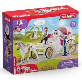 CARROZZA NUZIALE wedding carriage HORSE CLUB miniature in resina SCHLEICH 42641 età 5+ Schleich - 1