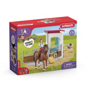 BOX CON HANNAH E CAYENNE cavalli HORSE CLUB miniature in resina SCHLEICH 42710 età 5+ Schleich - 1