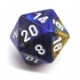 SET DI 7 DADI GEMINI multicolore CHESSEX CHX26422 blu gold white ASSORTITI dice Chessex - 2