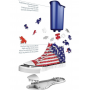SCARPA PORTAPENNE sneaker usa 3D PUZZLE senza colla RAVENSBURGER modellino 108 PEZZI età 8+ Ravensburger - 2