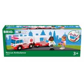 AMBULANZA DI SOCCORSO veicoli BRIO trenini 36035 età 3+ BRIO - 1