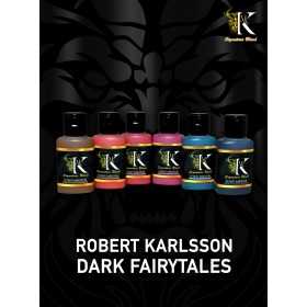 KIMERA KOLORS signature blend ROBERT KARLSSON set di 6 boccette di COLORE ACRILICO età 14+ pegaso models - 1