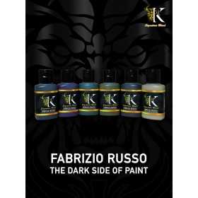 KIMERA KOLORS signature blend FABRIZIO RUSSO set di 6 boccette di COLORE ACRILICO età 14+ pegaso models - 1