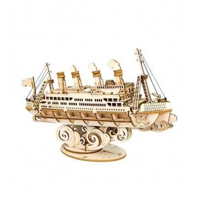 CRUISE SHIP rolife ROBOTIME in legno PUZZLE 3D classical NAVE età 14+ ROBOTIME - 1