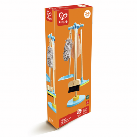 SET PULIZIE gioco di imitazione SCOPE E SWIFFER con accessori HAPE E3055 età 3+ Hape - 1