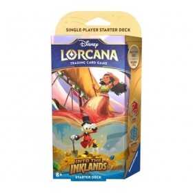 STARTER DECK disney LORCANA trading card game IN INGLESE gioco di carte MOANA & SCROOGE single player SET 3 età 8+ Ravensburger 