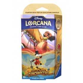 STARTER DECK disney LORCANA trading card game IN ITALIANO gioco di carte RUBINO E ZAFFIRO single player SET 3 età 8+ Ravensburge