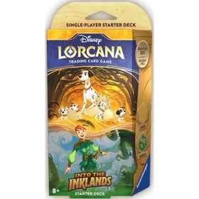 STARTER DECK disney LORCANA trading card game IN INGLESE gioco di carte PONGO & PETER PAN single player SET 3 età 8+ Ravensburge