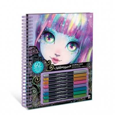 ALBUM DA COLORARE con pagine nere ISADORA kit artistico NEBULOUS STARS età 7+ NEBULOUS STARS - 2