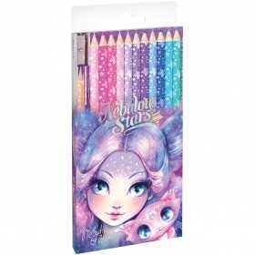 SET DI 12 PASTELLI matite colorate NEBULIA E STELLA kit artistico NEBULOUS STARS età 7+ NEBULOUS STARS - 1