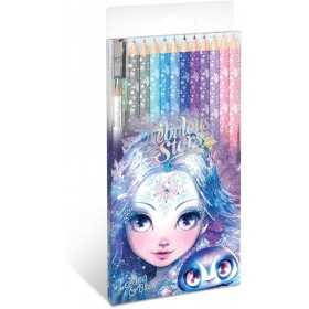 SET DI 12 PASTELLI matite colorate ICEANA E BLIZIA kit artistico NEBULOUS STARS età 7+ NEBULOUS STARS - 1