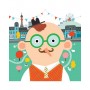 CREARE CON ADESIVI stickers tutti diversi DJECO kit artistico DJ08934 età 3+ Djeco - 6