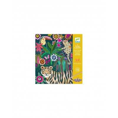 CARTE DA GRATTARE rococò DJECO kit artistico DJ09709 età 7+ Djeco - 1