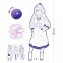 MODA DA COLORARE les demoiselles ZAHO E AMICHE kit artistico DJECO DJ09546 età 6+ Djeco - 3