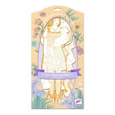 MODA DA COLORARE les demoiselles SCOUT E AMICHE kit artistico DJECO DJ09549 età 6+ Djeco - 1