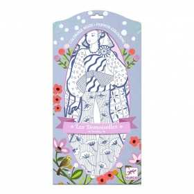 MODA DA COLORARE les demoiselles LAURA E AMICHE kit artistico DJECO DJ09550 età 6+ Djeco - 1