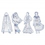 MODA DA COLORARE les demoiselles LAURA E AMICHE kit artistico DJECO DJ09550 età 6+ Djeco - 3