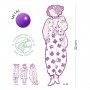 MODA DA COLORARE les demoiselles ROSEMARY E AMICHE kit artistico DJECO DJ09551 età 6+ Djeco - 2