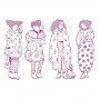 MODA DA COLORARE les demoiselles ROSEMARY E AMICHE kit artistico DJECO DJ09551 età 6+ Djeco - 3